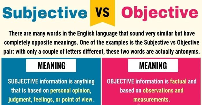 Perbedaan Hukum Objektif dan Hukum Subjektif: Pernyataan Fakta vs. Pernyataan Rasa