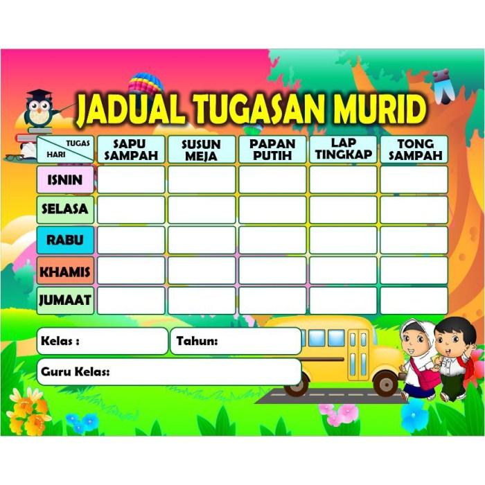 Template Jadwal Pelajaran: Panduan Komprehensif untuk Guru