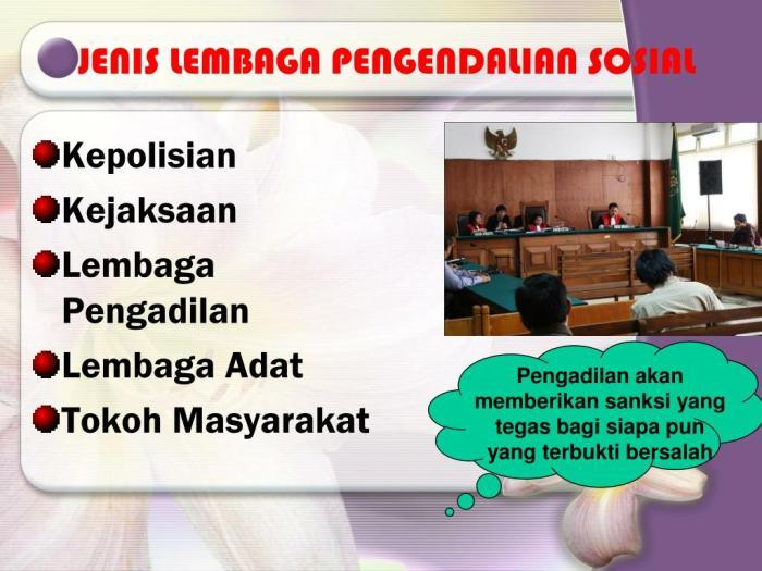 Evolusi Lembaga Pengendalian Sosial: Menjaga Ketertiban Masyarakat