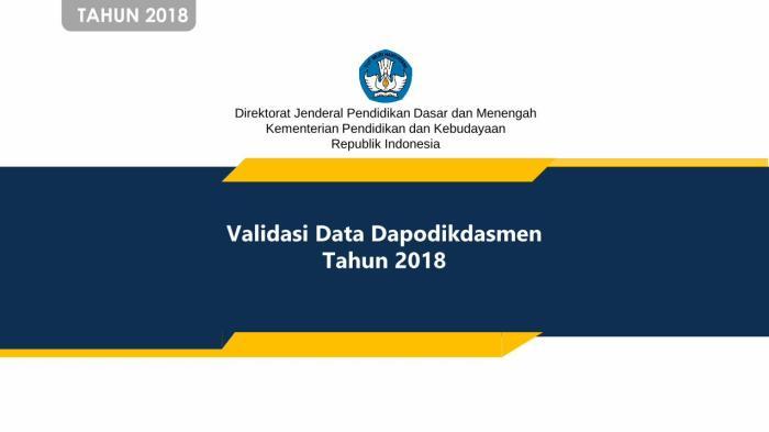 Validasi Data Dapodik: Kunci Akurasi Pengambilan Keputusan