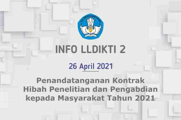 Hibah Penelitian LLDIKTI Wilayah VII: Pacu Inovasi dan Kemajuan Riset