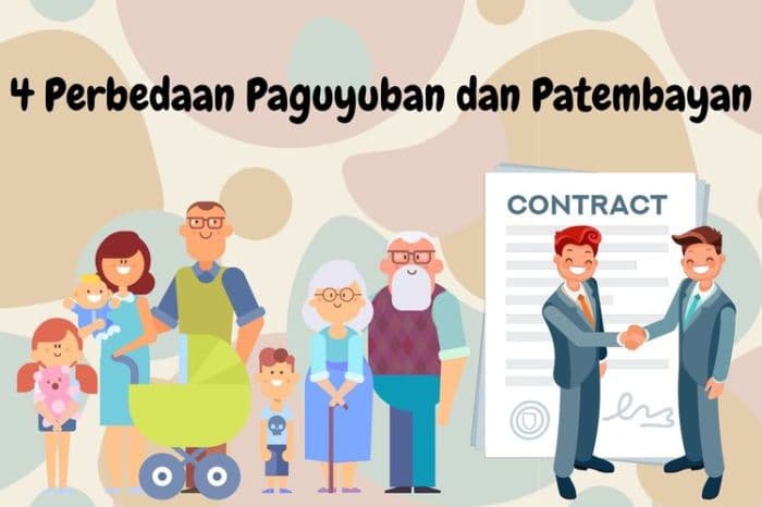 Ciri Ciri Paguyuban dan Patembayan Beserta Contohnya