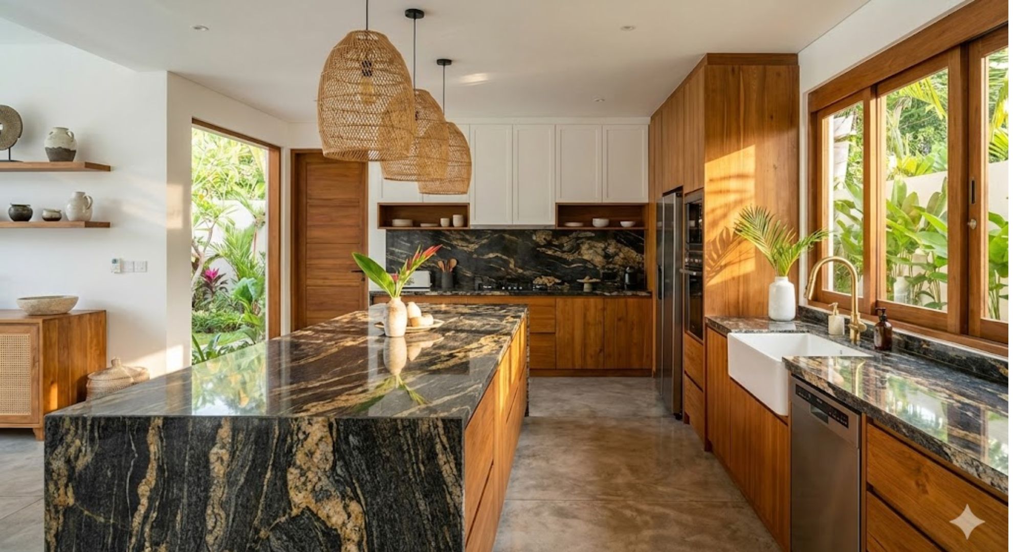 Meja Dapur Granit Premium