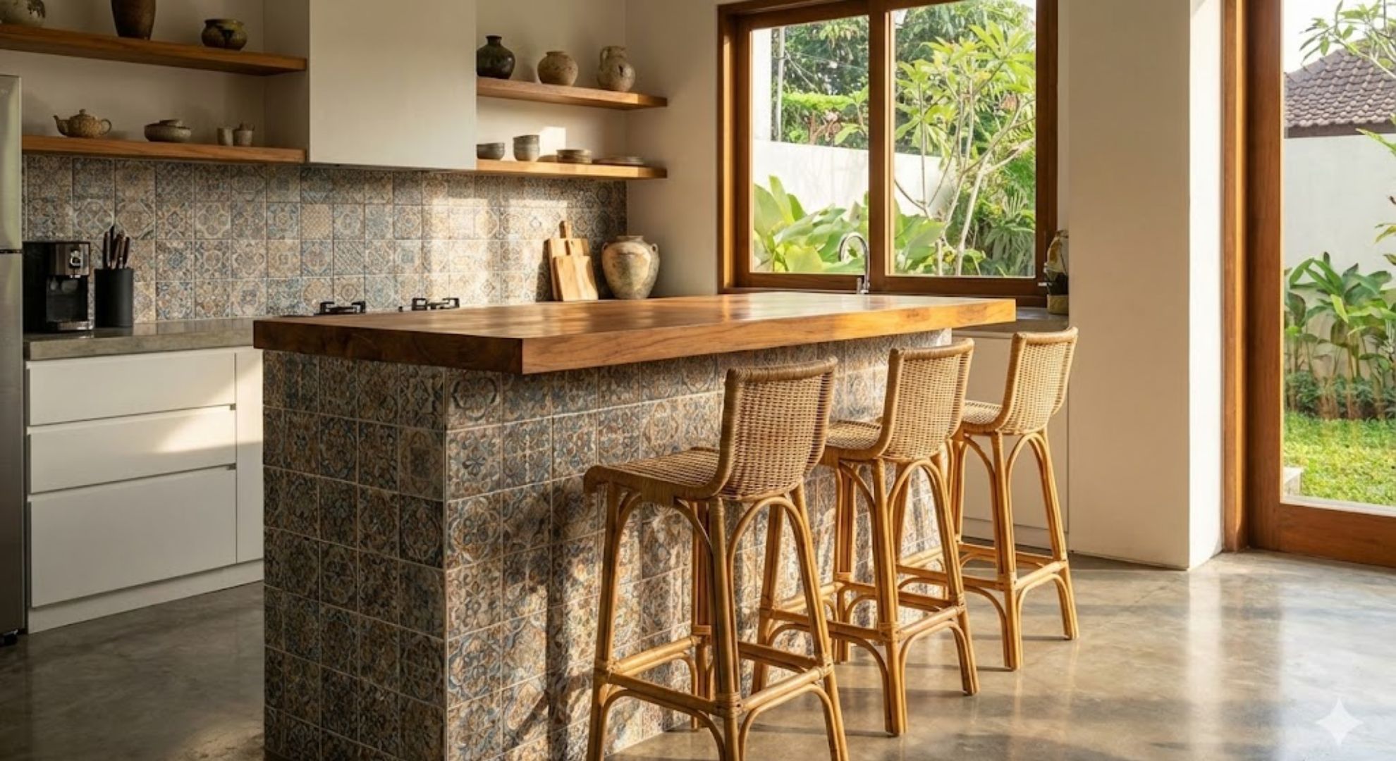 Meja Bar Dapur Hebel Sederhana