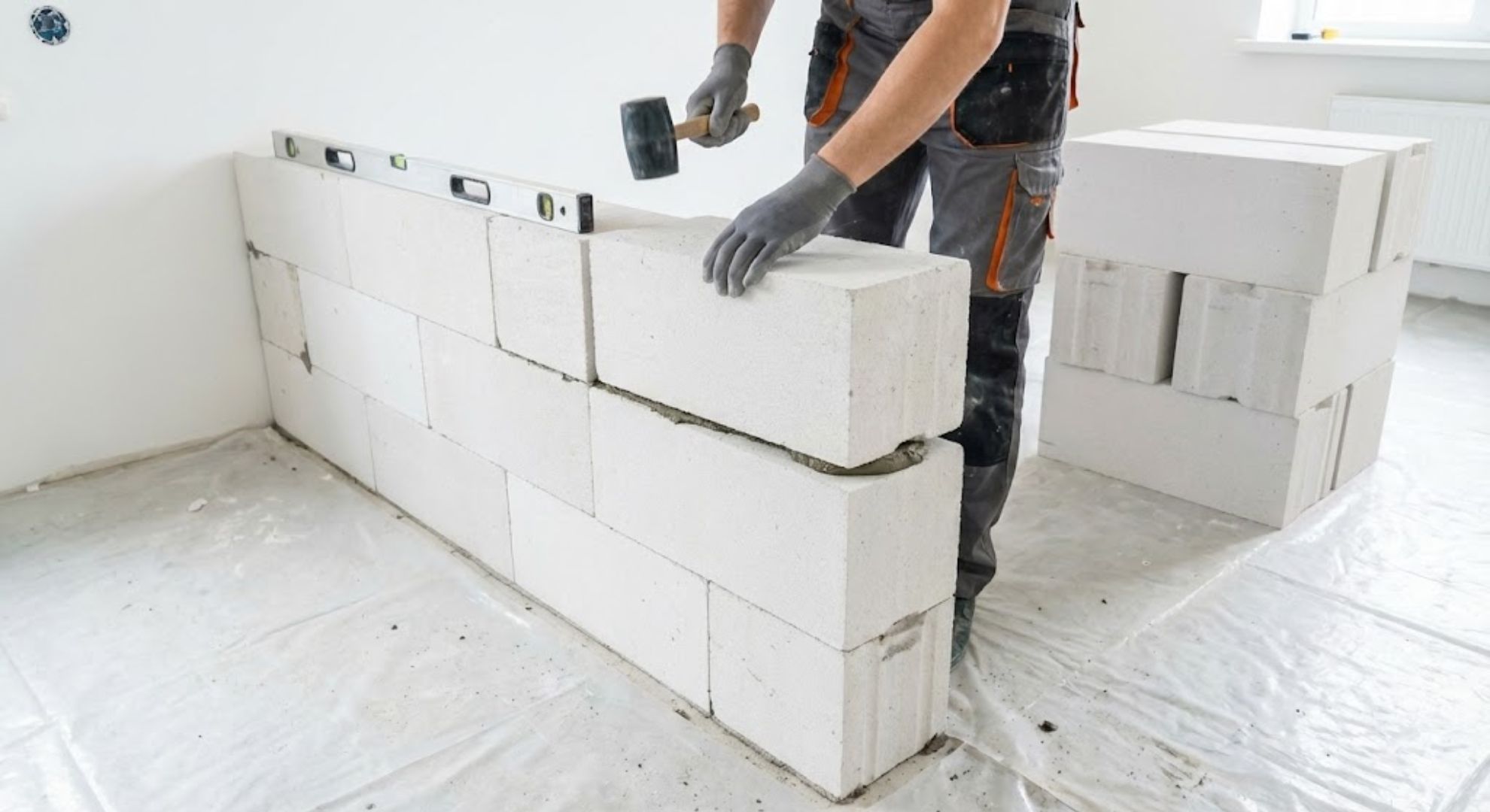 Proses Pemasangan Meja Bar Dapur Hebel