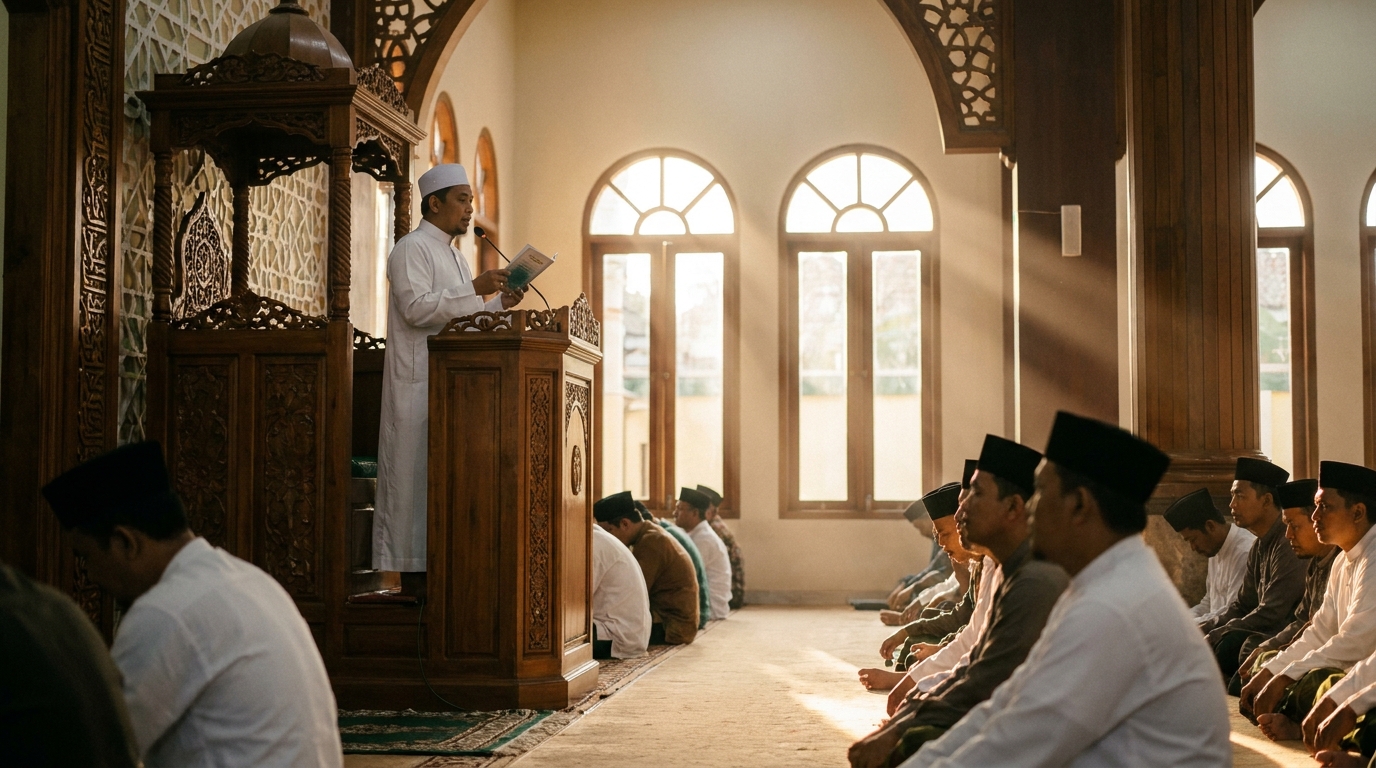 Khutbah Jumat Singkat Penuh Hikmah: 3 Contoh Teks Siap Pakai + Rukun dan Syarat