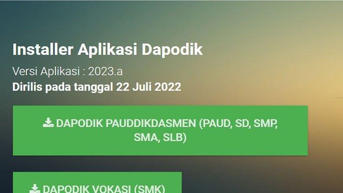Panduan pengisian dapodik terbaru