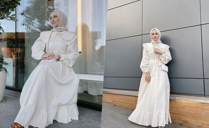 Gamis Ungu Cocok dengan Jilbab Warna Apa?