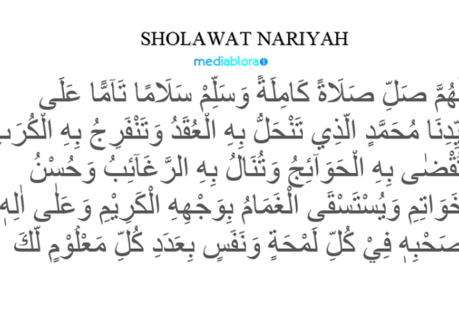 Bacaan Sholawat Nariyah Lengkap dengan Latinnya untuk Diamalkan Umat Islam