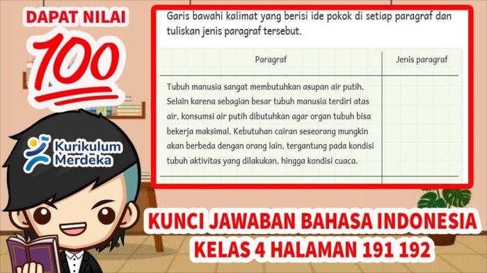 36 Soal UTS Bahasa Indonesia Kelas 4 Semester 2 Kurikulum Merdeka dan Jawabannya