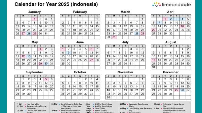 Kalender Libur Bank Indonesia 2025 2 Kalender Libur Bank Indonesia 2025