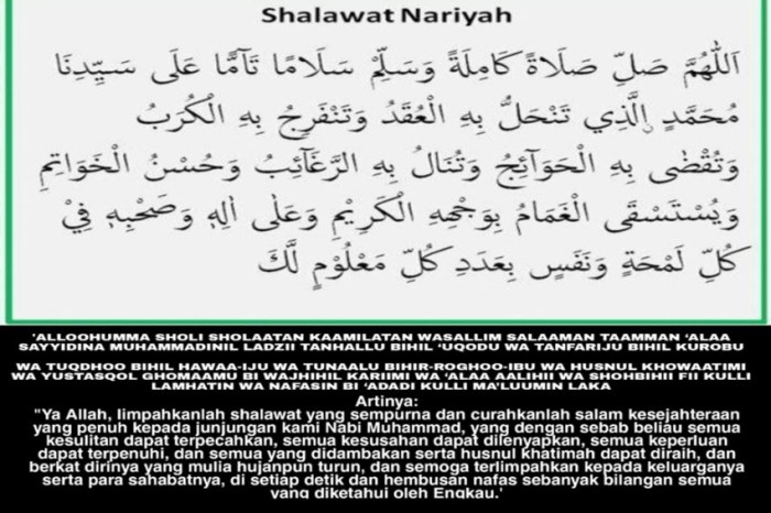 Bacaan Sholawat Nariyah Lengkap Latin untuk Umat Islam 2 Bacaan Sholawat Nariyah Lengkap dengan Latinnya untuk Diamalkan Umat Islam