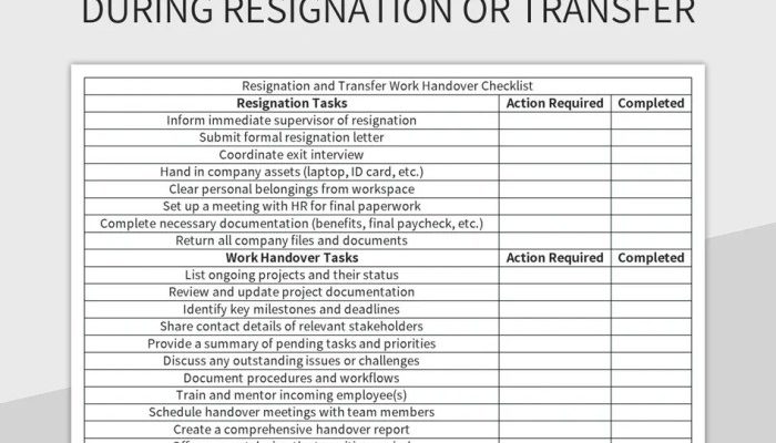 4 Tips Handover Pekerjaan saat Resign agar Lancar