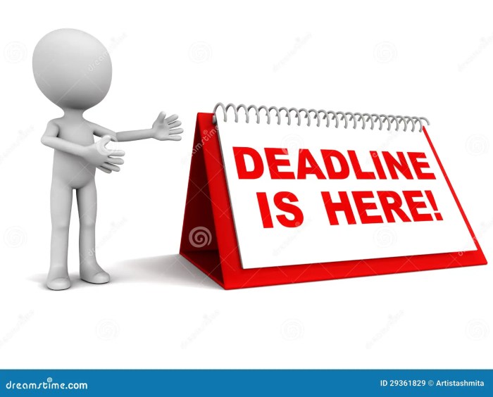 Deadline calendar stock 3d background royalty man dreamstime Pendaftaran KIP Kuliah 2025 Sampai Kapan? Ini Batas Waktunya