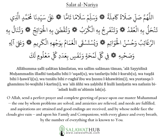 Bacaan Sholawat Nariyah Lengkap Latin untuk Umat Islam 3 Bacaan Sholawat Nariyah Lengkap dengan Latinnya untuk Diamalkan Umat Islam