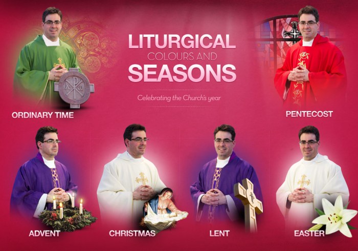 Liturgical Colours and Seasons | Together At One Altar Warna Liturgi Pekan Suci Paskah dan Maknanya