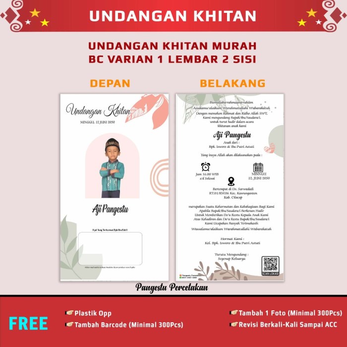 11 Contoh Undangan Khitanan Online yang Simpel dan Menarik untuk Dibagikan
