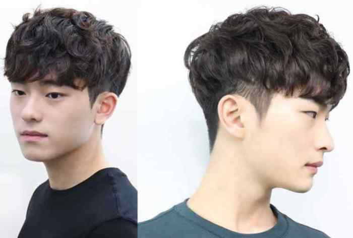Haircut undercut hairstyle fade eboy messy perm haircuts kpop menshaircuts bangs 4 Gaya Rambut Pria Korea yang Disukai Wanita dan Membuatnya Terpikat