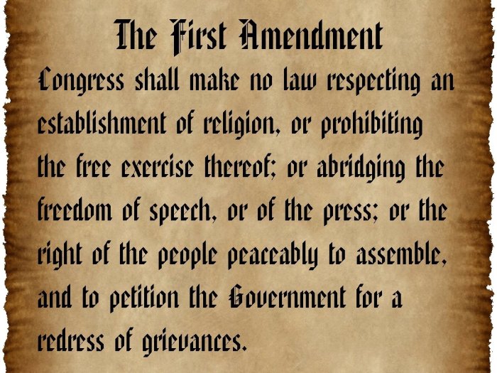 Amendment first states united rights constitution amendments bill example freedom 1st improved right speech what us picture organizer graphic laws