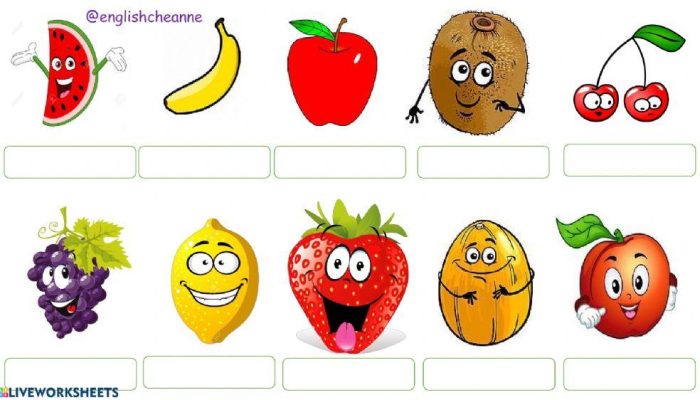 7 Soal Bahasa Inggris Kelas 2 SD Tentang Fruits beserta Kunci Jawabannya