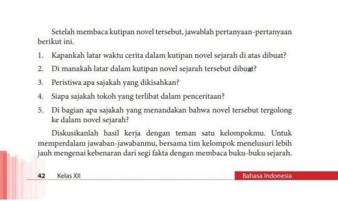 58Contoh Soal UAS Bahasa Indonesia Kelas 12 Semester 2 dan Jawabannya