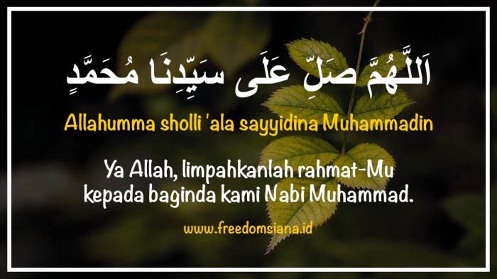 Lirik Sholawat Allahumma Sholli Makna dan Terjemahan 2 Lirik Sholawat Allahumma Sholli Ala Sayyidina Muhammad dan Terjemahannya