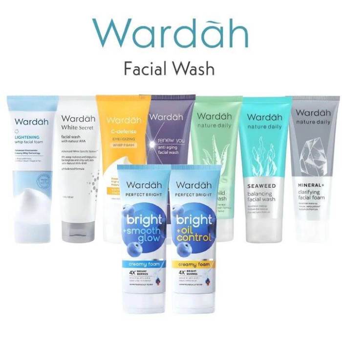 Wardah facial aloe sesuai kulit wajah masalah pembersih pori membersihkan sampai dalam parasayu